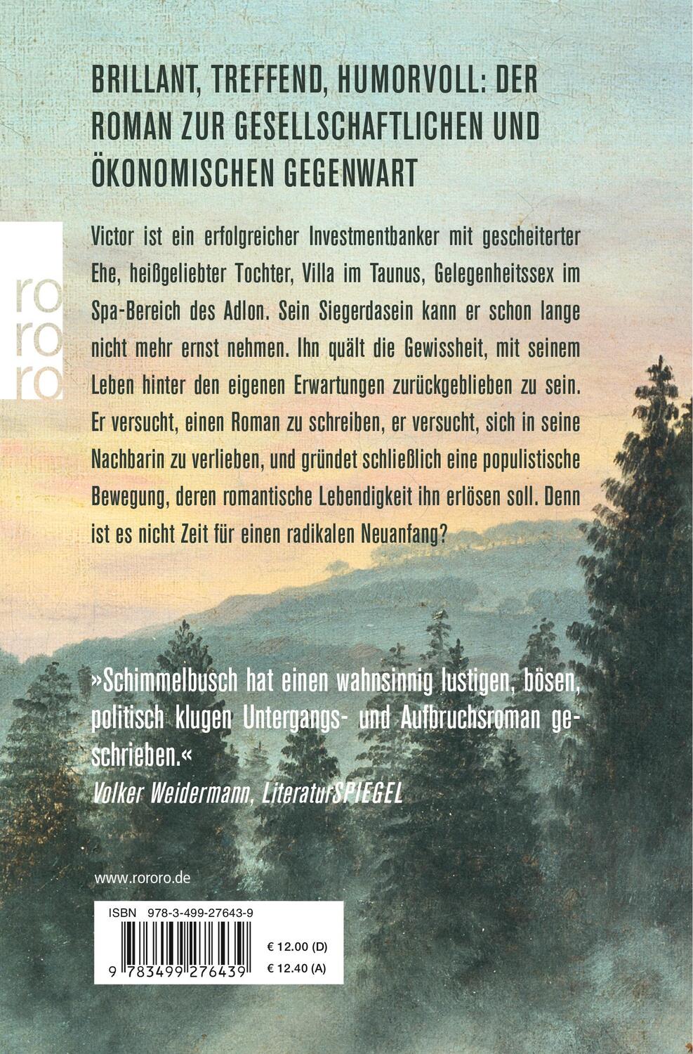 Rückseite: 9783499276439 | Hochdeutschland | Alexander Schimmelbusch | Taschenbuch | Deutsch