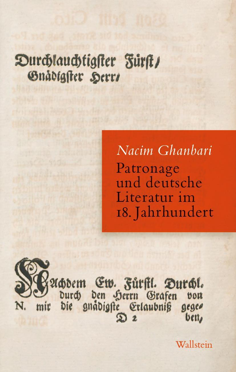 Cover: 9783835356337 | Patronage und deutsche Literatur im 18. Jahrhundert | Nacim Ghanbari