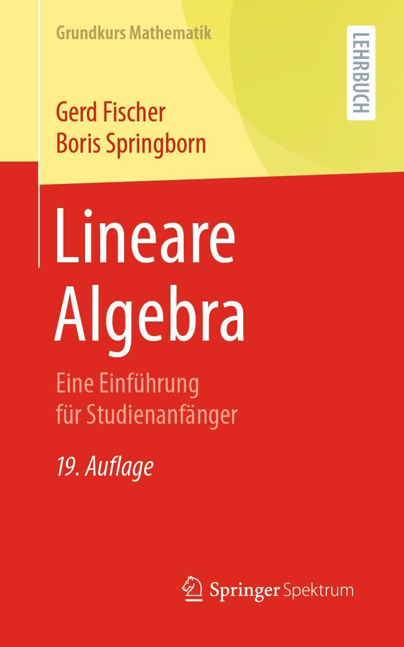 Cover: 9783662616444 | Lineare Algebra | Eine Einführung für Studienanfänger | Taschenbuch