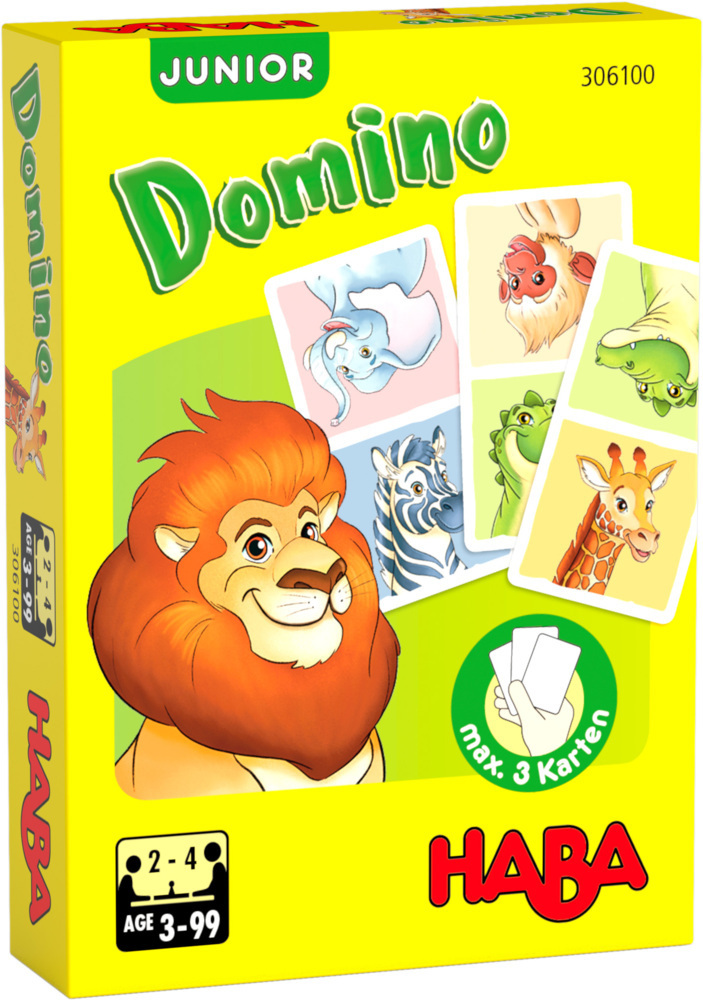Cover: 4010168256160 | Domino Junior (Kinderspiel) | Spiel | In Faltschachtel | 1306100001