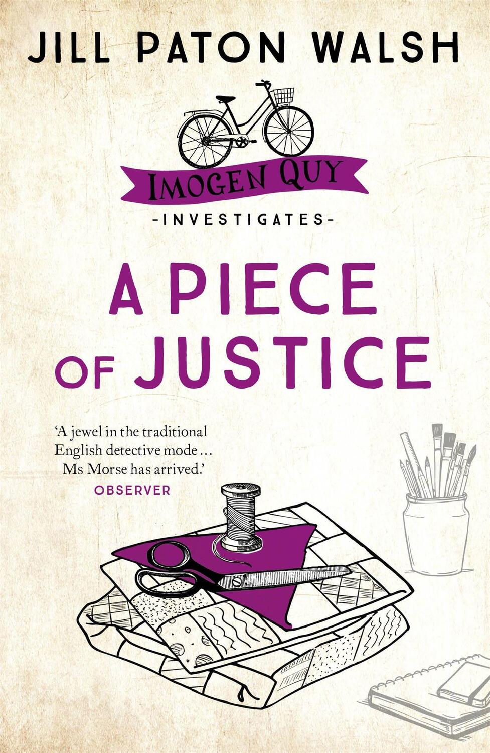 Cover: 9780340839508 | A Piece of Justice | A Cosy Cambridge Mystery | Jill Paton Walsh