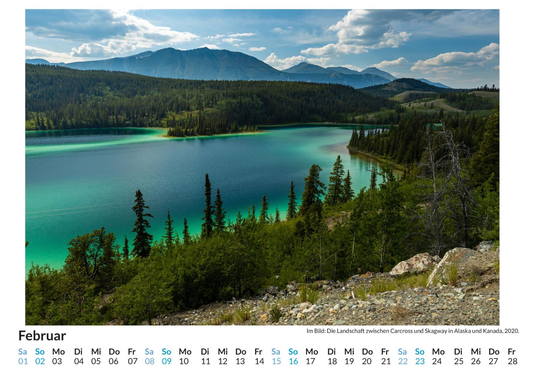 Bild: 9783759121394 | Yukon - (Wandkalender 2025, Kalender DIN A4 quer, Monatskalender im...