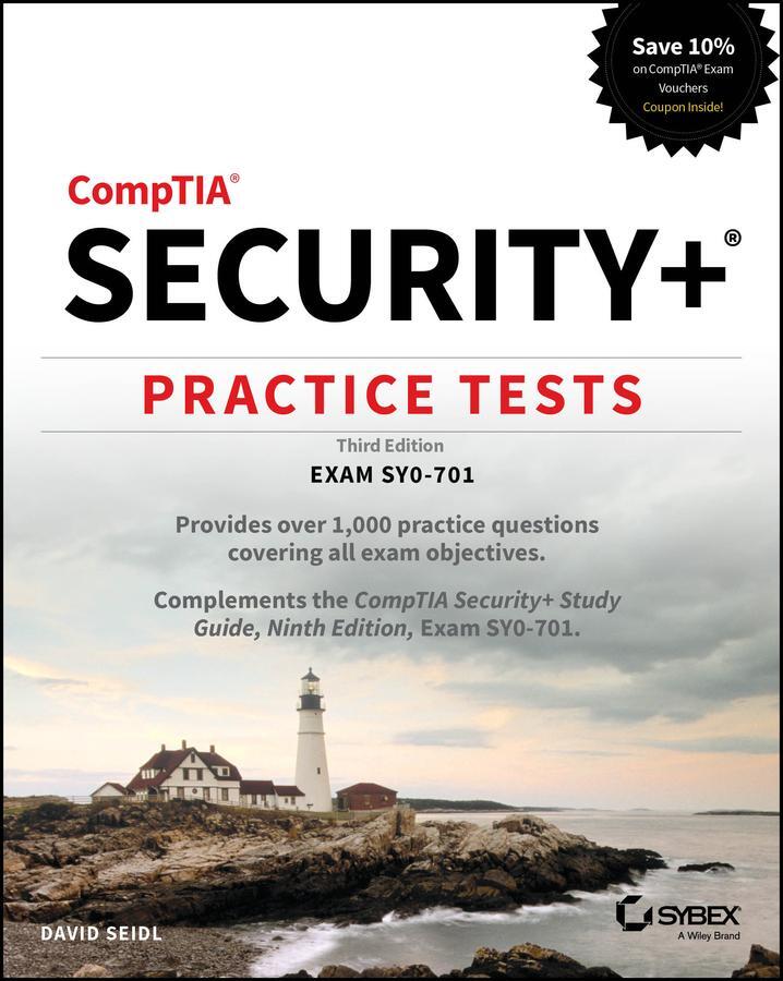 Cover: 9781394211388 | Comptia Security+ Practice Tests | Exam Sy0-701 | David Seidl | Buch
