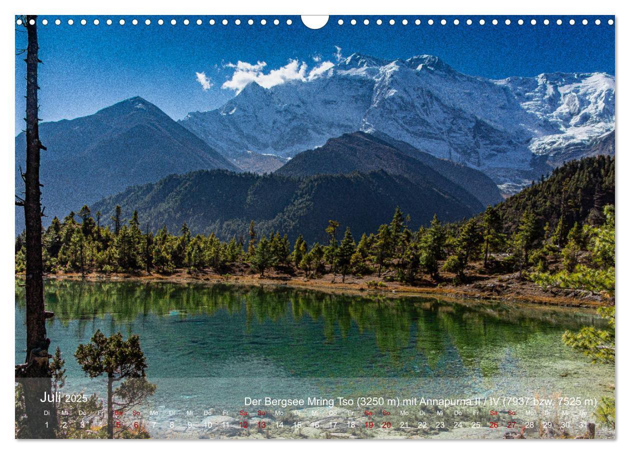 Bild: 9783435149346 | NEPAL - rund um die Annapurna (Wandkalender 2025 DIN A3 quer),...