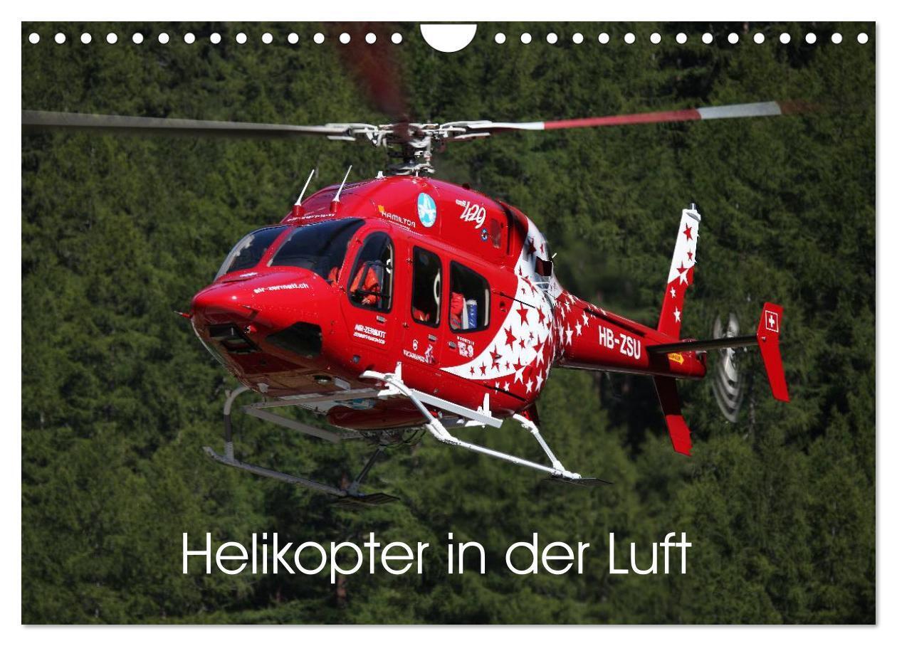 Cover: 9783675585072 | Helikopter in der Luft (Wandkalender 2024 DIN A4 quer), CALVENDO...