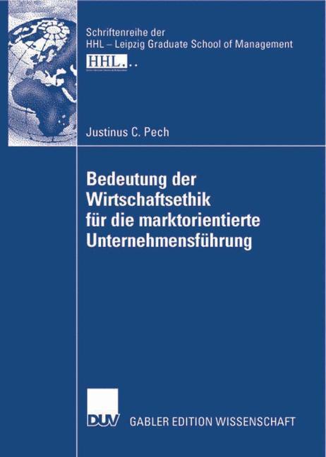 Cover: 9783835009486 | Bedeutung der Wirtschaftsethik für die marktorientierte...