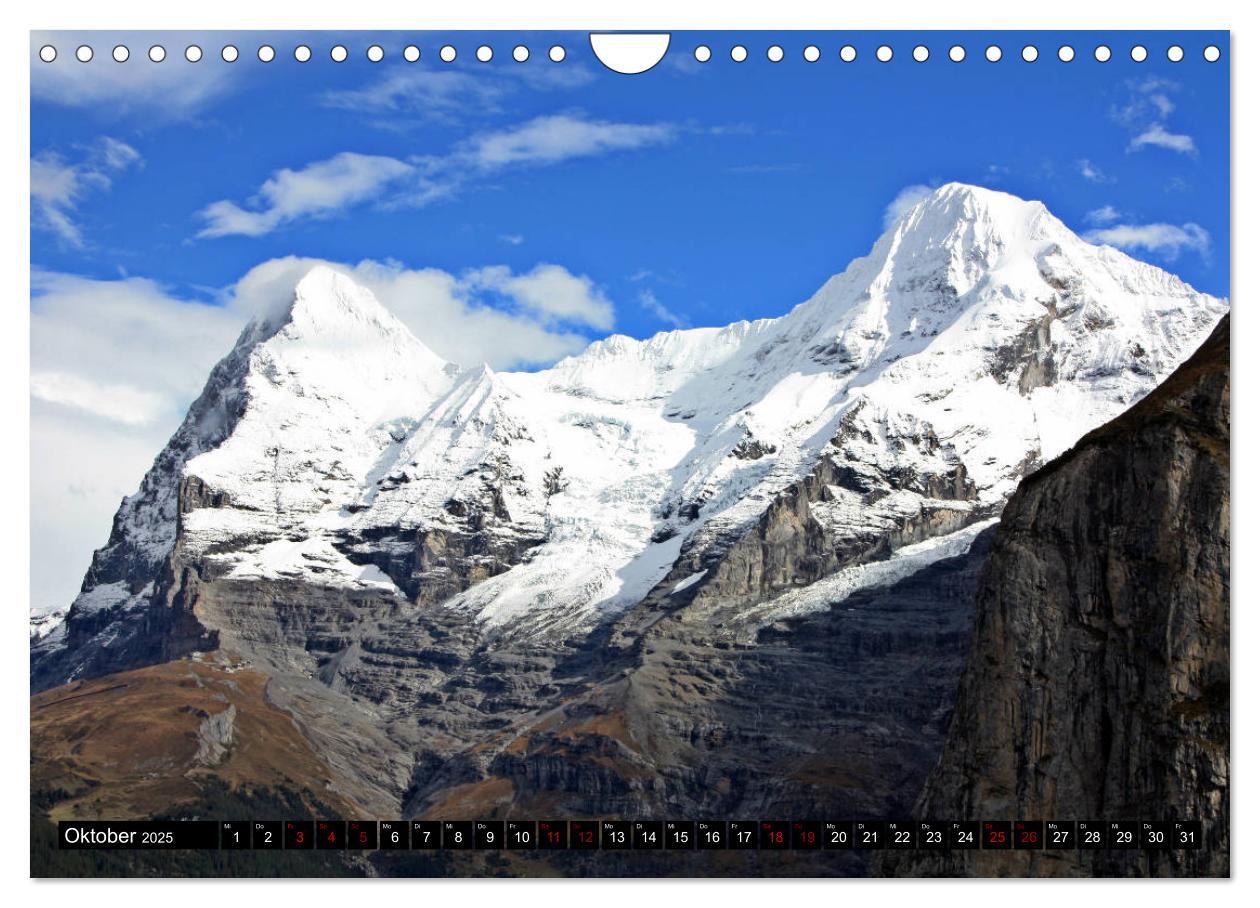 Bild: 9783435426409 | Eiger, Mönch und Jungfrau 2025 (Wandkalender 2025 DIN A4 quer),...