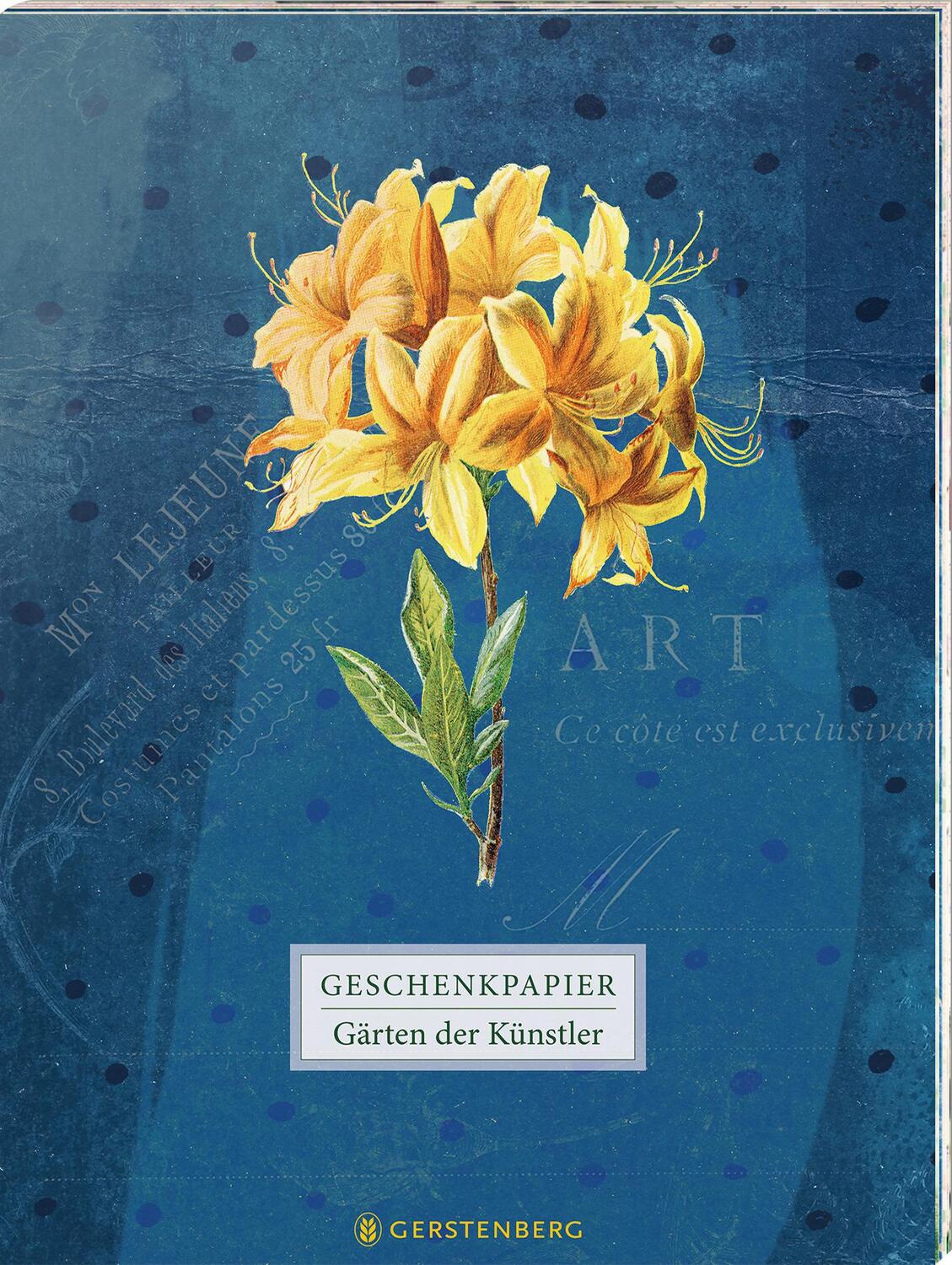 Cover: 4250915934495 | Die Gärten der Künstler Geschenkpapier-Heft Motiv Orchidee | Stück