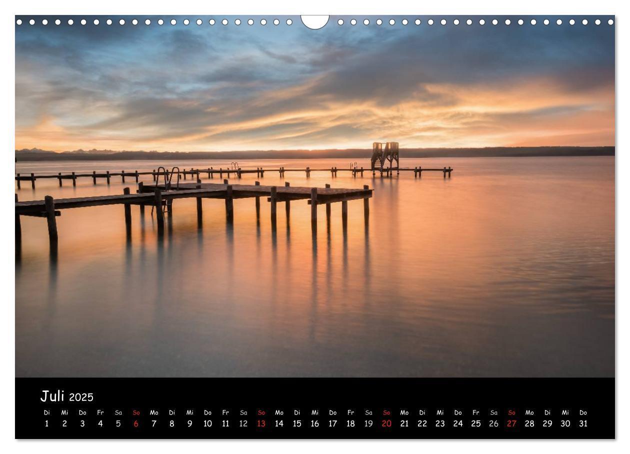 Bild: 9783435578313 | silent minutes - Lichtstimmungen im 5-Seen-Land (Wandkalender 2025...