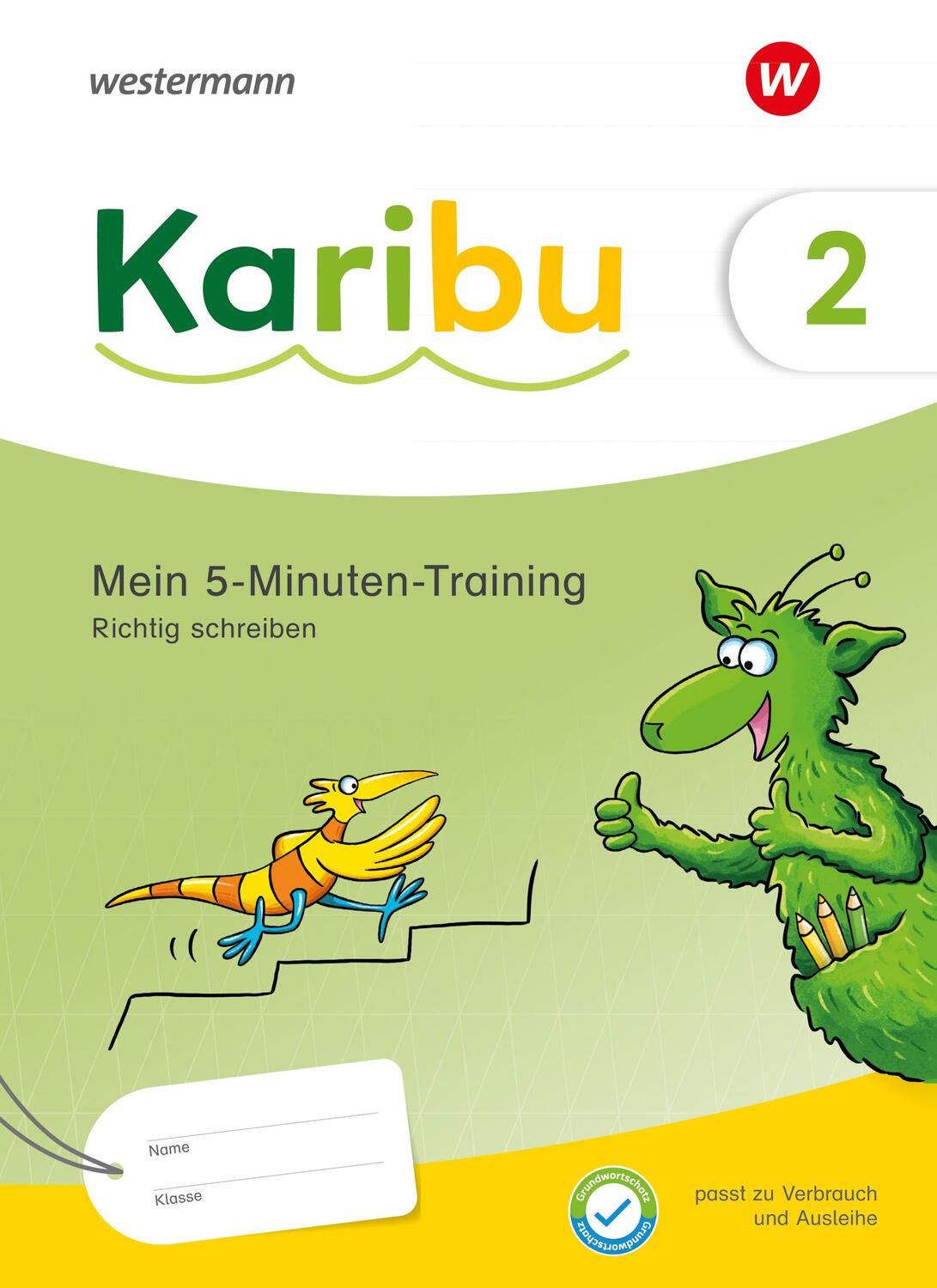 Cover: 9783141293739 | Karibu. 5 Minuten Training: Richtig schreiben 2Ausgabe 2024 | 48 S.