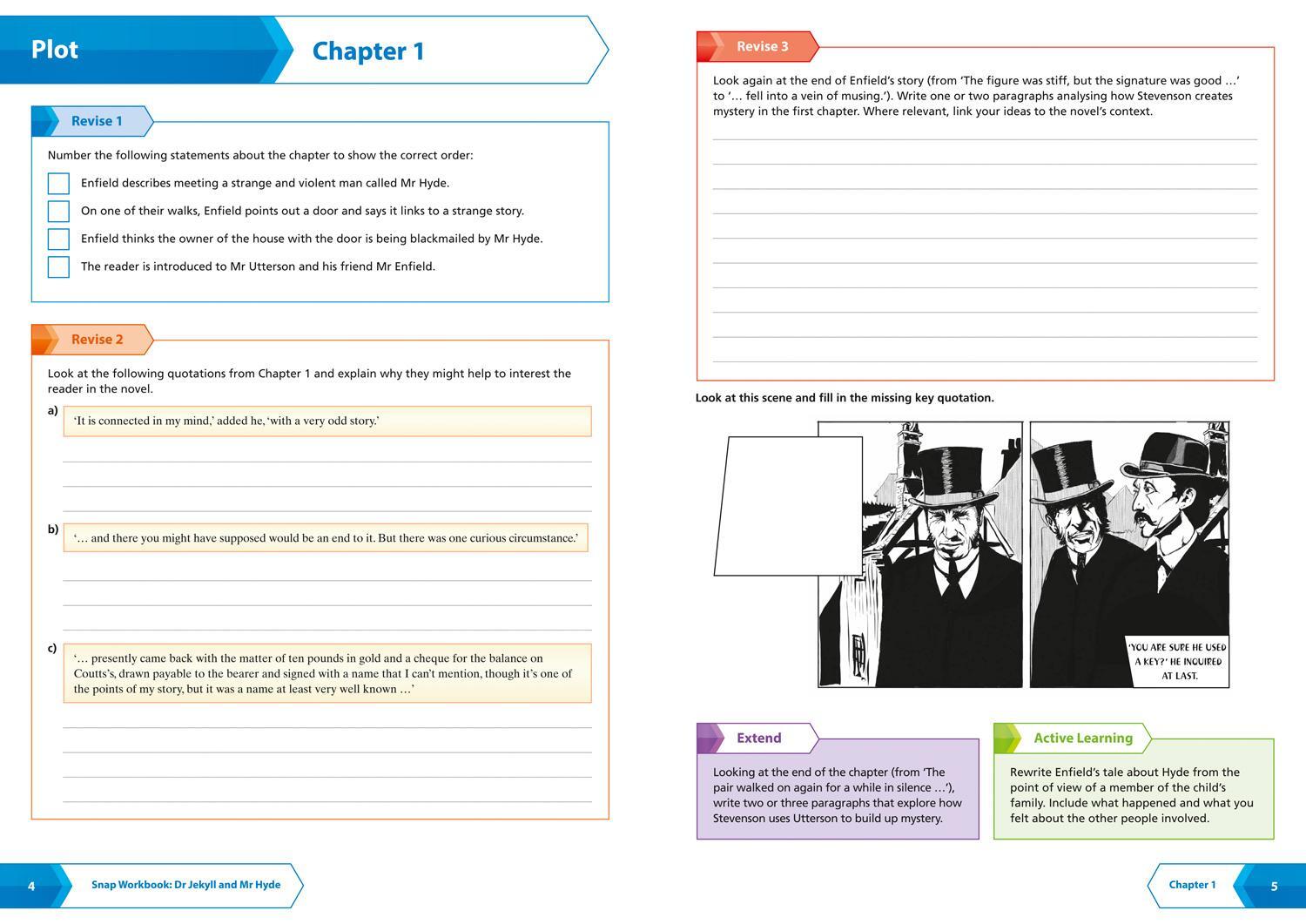 Bild: 9780008355296 | Dr Jekyll and Mr Hyde: AQA GCSE 9-1 English Literature Workbook | Gcse