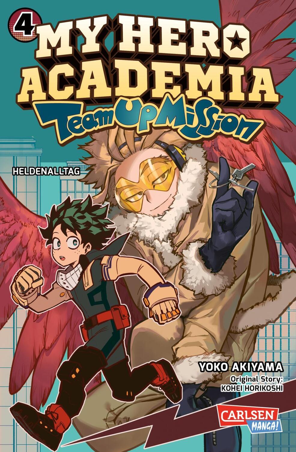Cover: 9783551795946 | My Hero Academia - Team Up Mission 4 | Kohei Horikoshi (u. a.) | Buch
