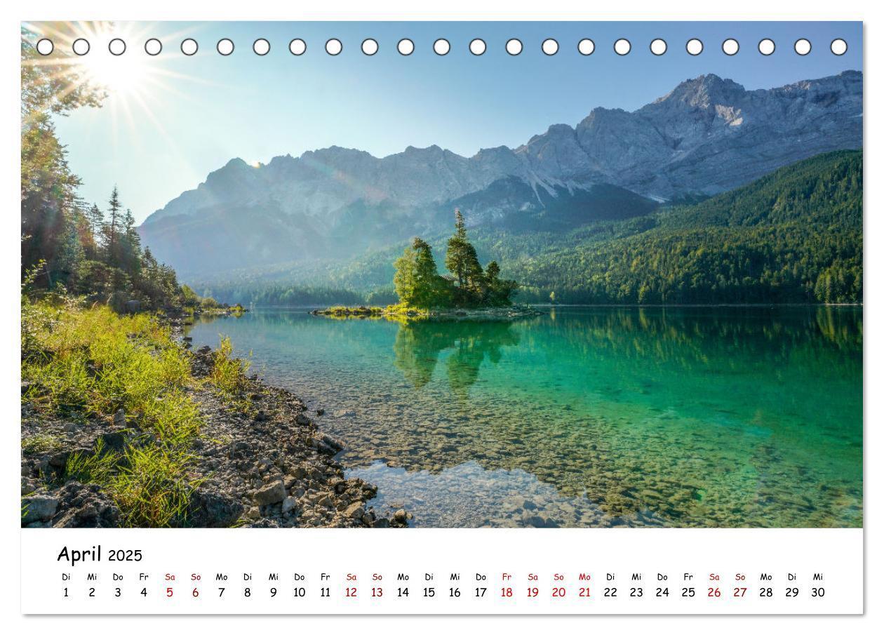 Bild: 9783435007356 | Schönste Berge der Alpen (Tischkalender 2025 DIN A5 quer), CALVENDO...