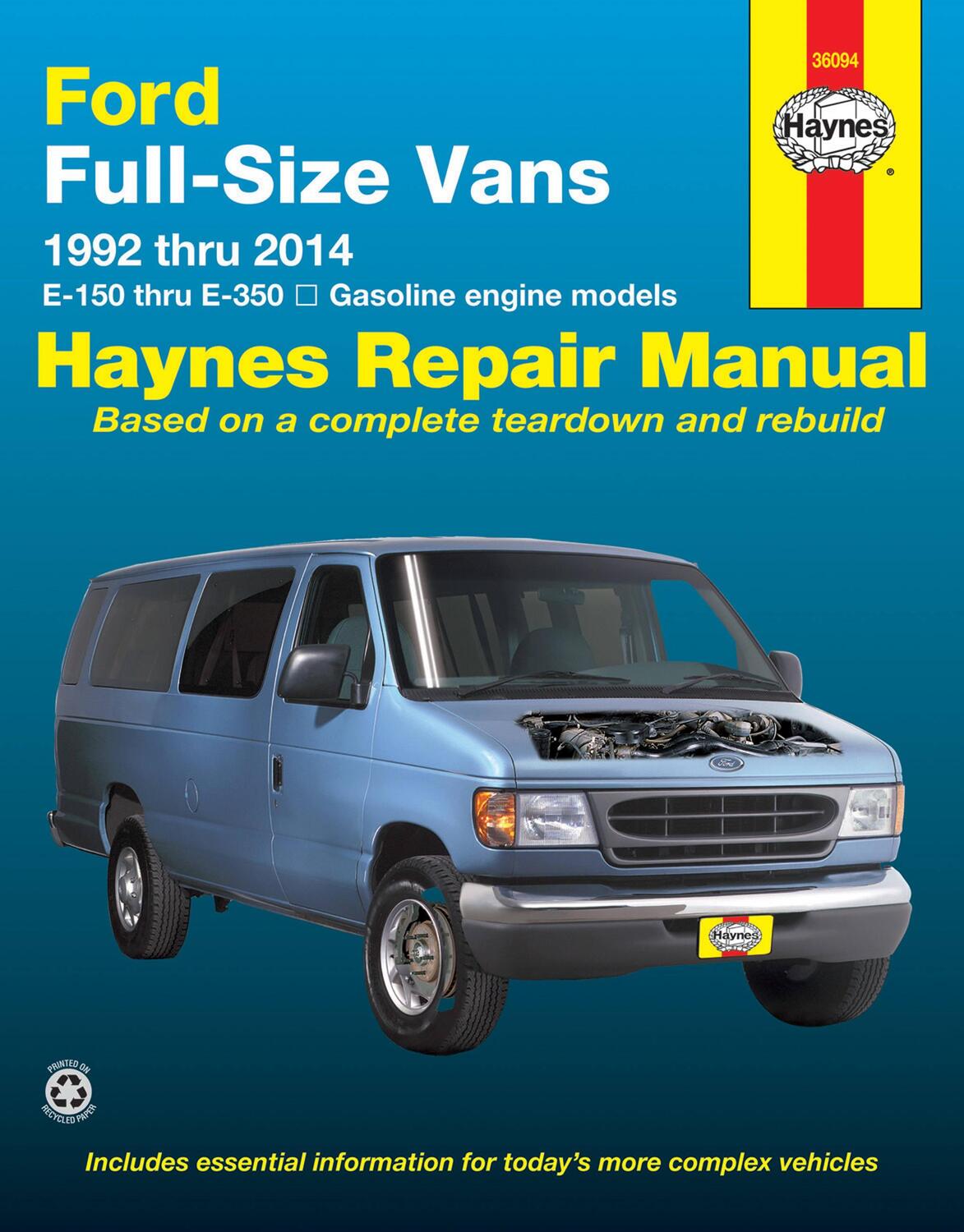 Cover: 9781620921715 | Ford E-150 Thru E-350 Full-Size Vans 1992-14 | J H Haynes | Buch