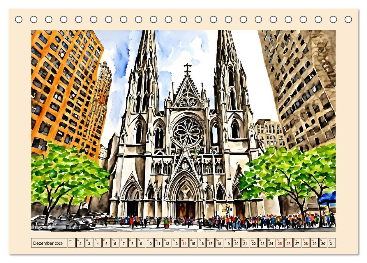 Bild: 9783457218471 | Sightseeing New York (Tischkalender 2025 DIN A5 quer), CALVENDO...