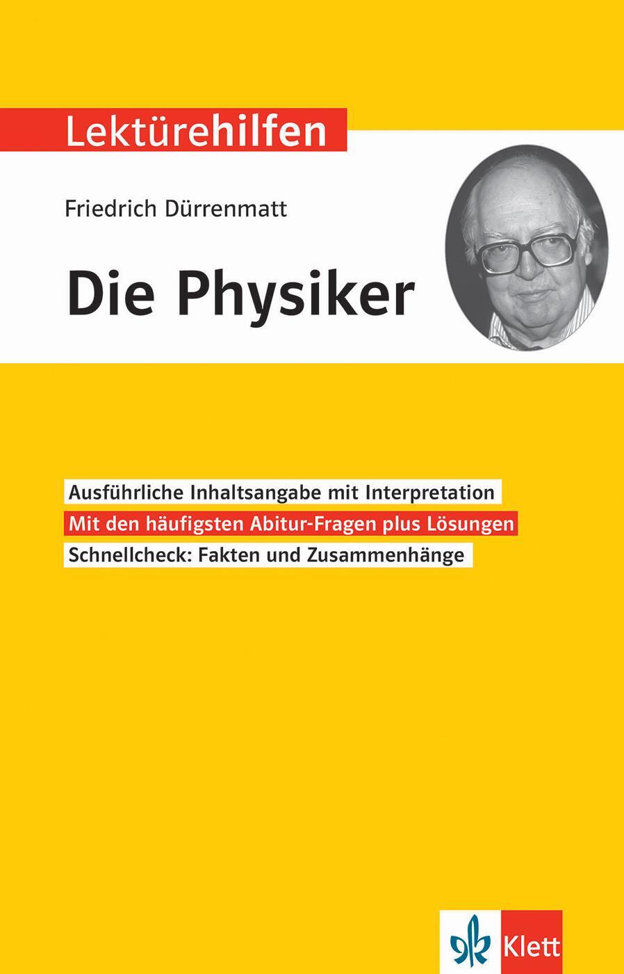 Cover: 9783129231487 | Lektürehilfen Friedrich Dürrenmatt, "Die Physiker" | Taschenbuch