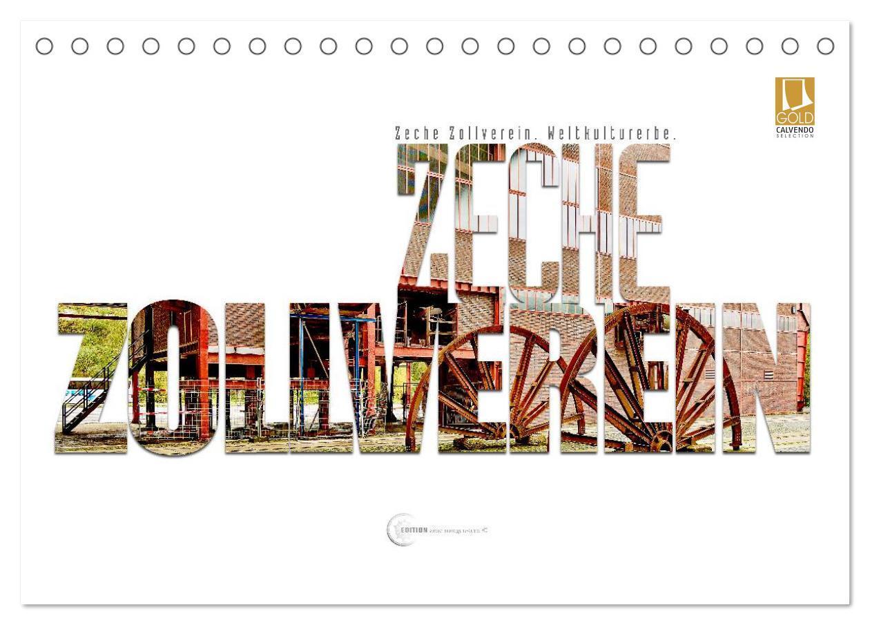 Cover: 9783435757459 | Zeche Zollverein. Weltkulturerbe. (Tischkalender 2025 DIN A5 quer),...