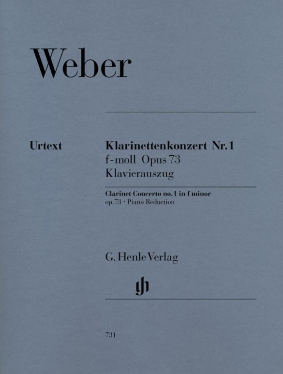 Cover: 9790201807317 | Klarinettenkonzert Nr. 1 f-moll op. 73 | Carl Maria von Weber | Buch