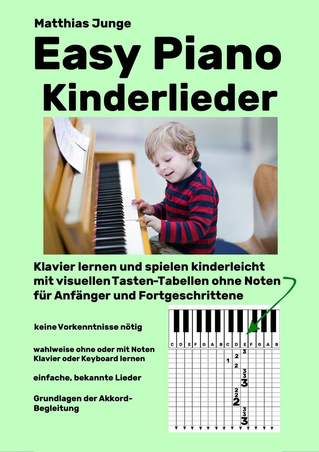 Cover: 9783965472198 | Easy Piano Kinderlieder | Matthias Junge | Taschenbuch | Easy Piano
