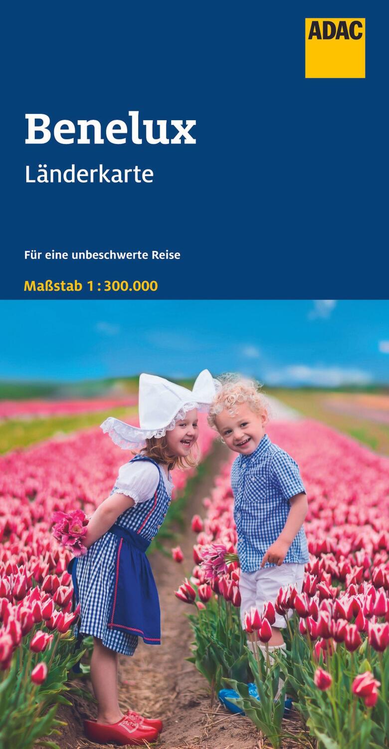 Cover: 9783826410956 | ADAC LänderKarte Benelux 1:300 000 | Belgien, Niederlande, Luxemburg