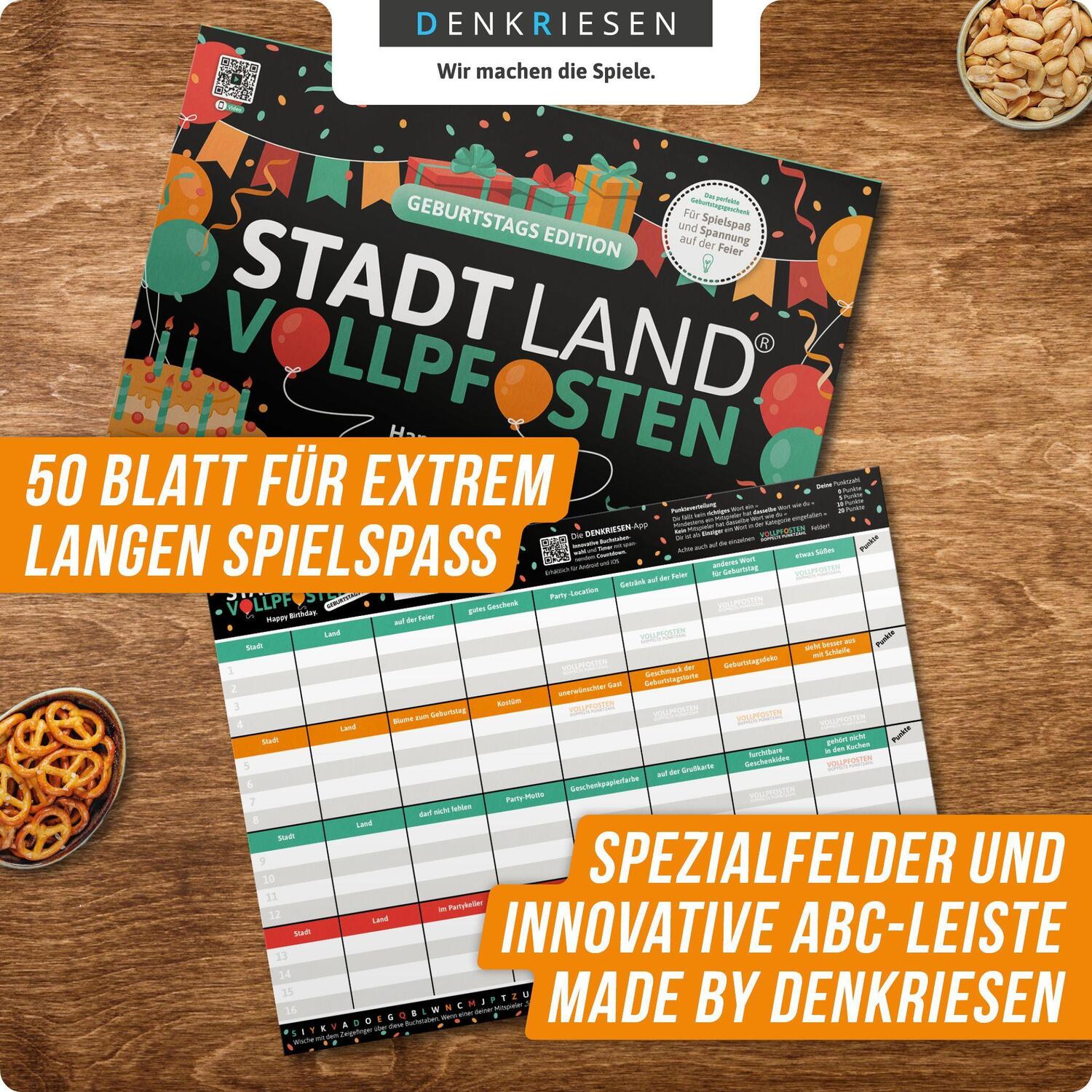 Bild: 4260528094691 | STADT LAND VOLLPFOSTEN® - GEBURTSTAGS EDITION - "Happy Birthday."