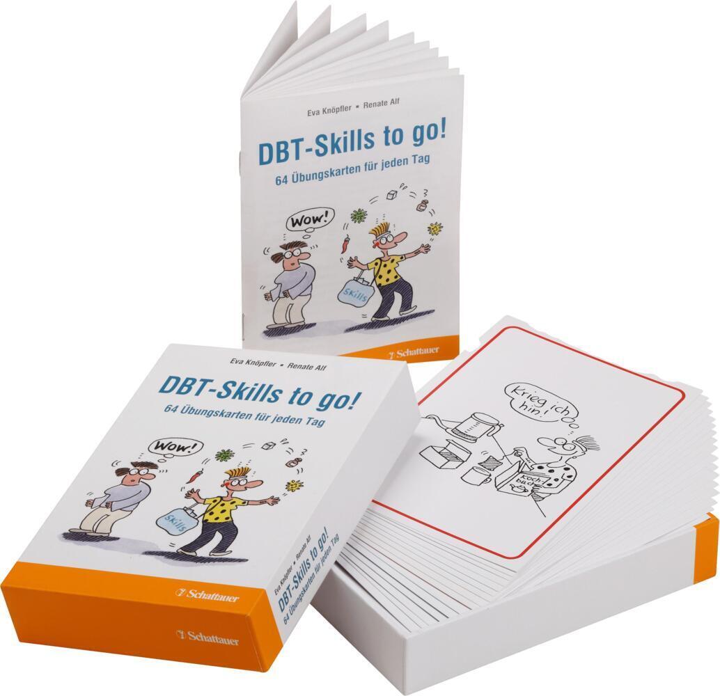 Cover: 9783608400724 | DBT-Skills to go! | 64 Übungskarten für jeden Tag | Knöpfler (u. a.)