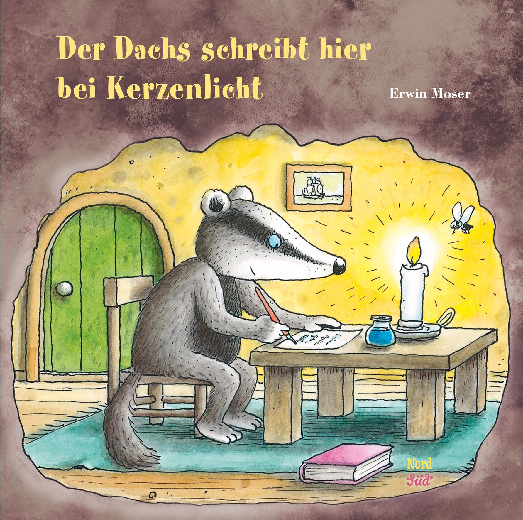 Cover: 9783314106606 | Der Dachs schreibt hier bei Kerzenlicht | Erwin Moser | Buch | 56 S.