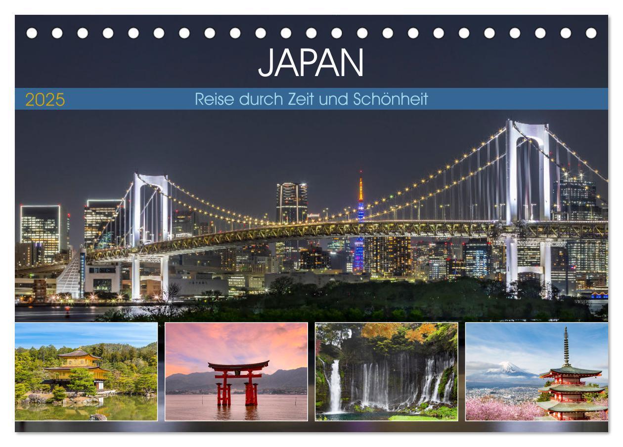 Cover: 9783435831944 | JAPAN Reise durch Zeit und Schönheit (Tischkalender 2025 DIN A5...