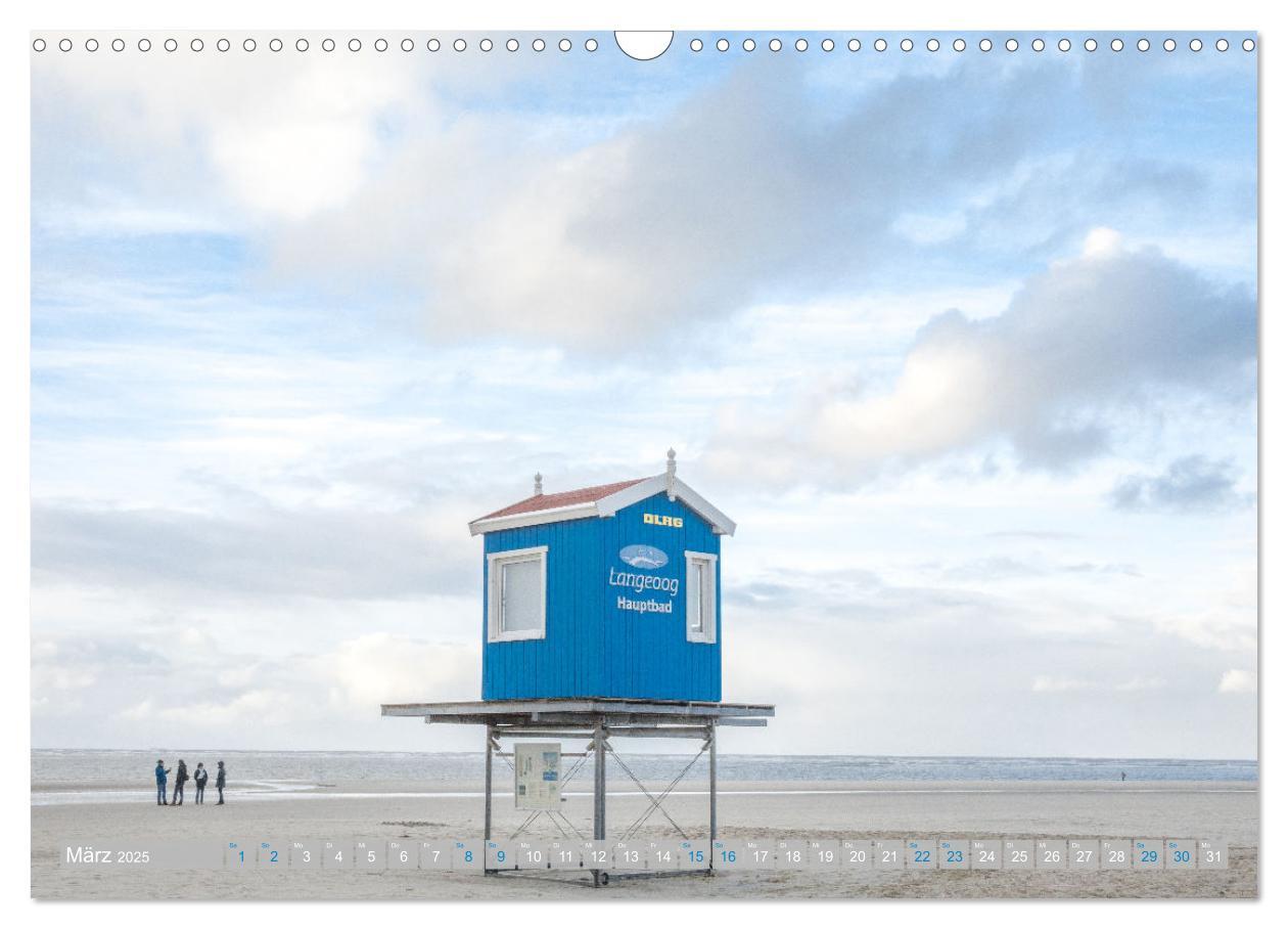 Bild: 9783435073535 | Am Strand von Langeoog (Wandkalender 2025 DIN A3 quer), CALVENDO...