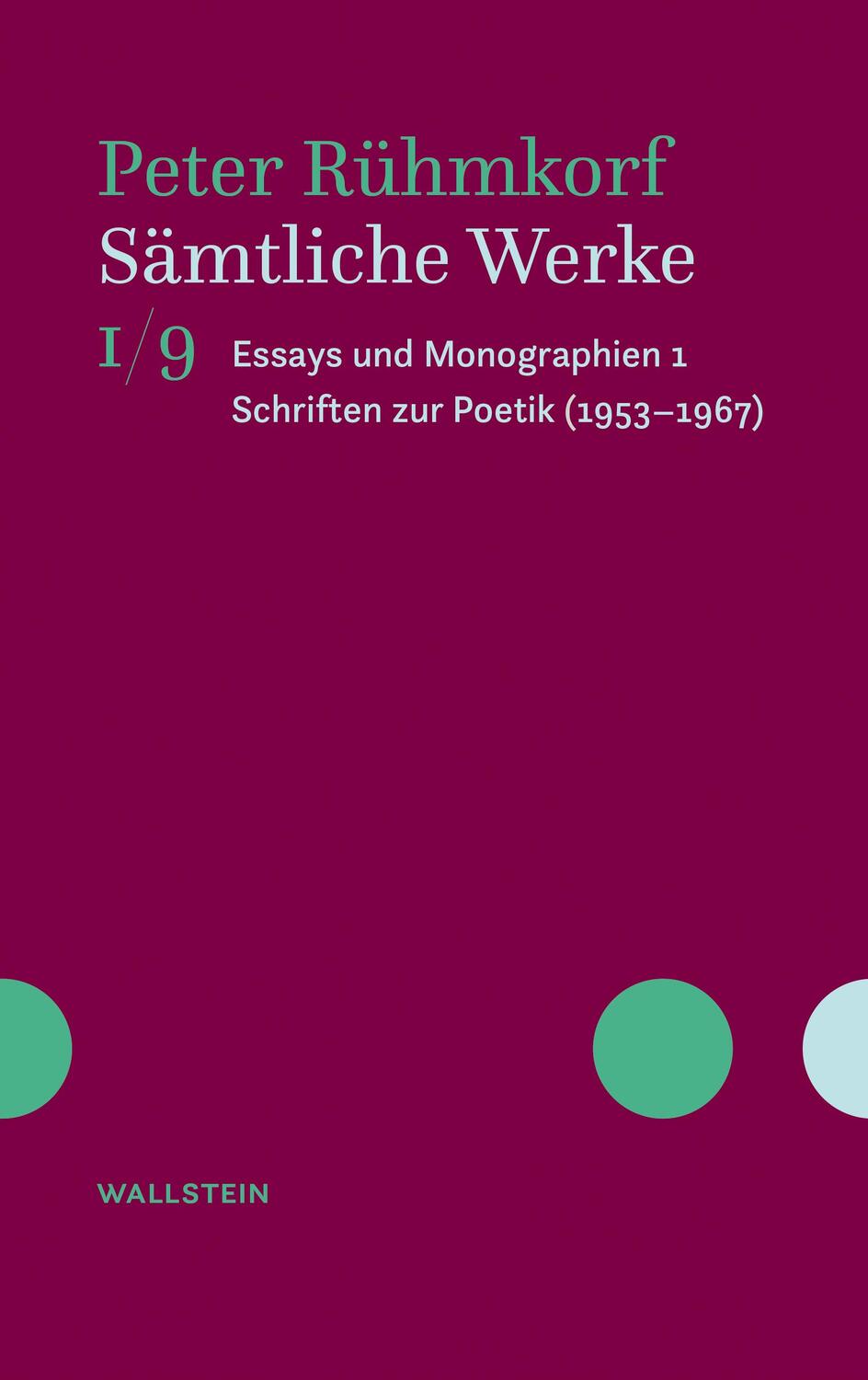 Cover: 9783835353855 | Sämtliche Werke | Peter Rühmkorf | Buch | 532 S. | Deutsch | 2023