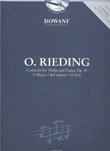 Cover: 9783905477740 | Concerto op. 24 | Oscar Rieding | Dowani 3 Tempi Play Along | 2007