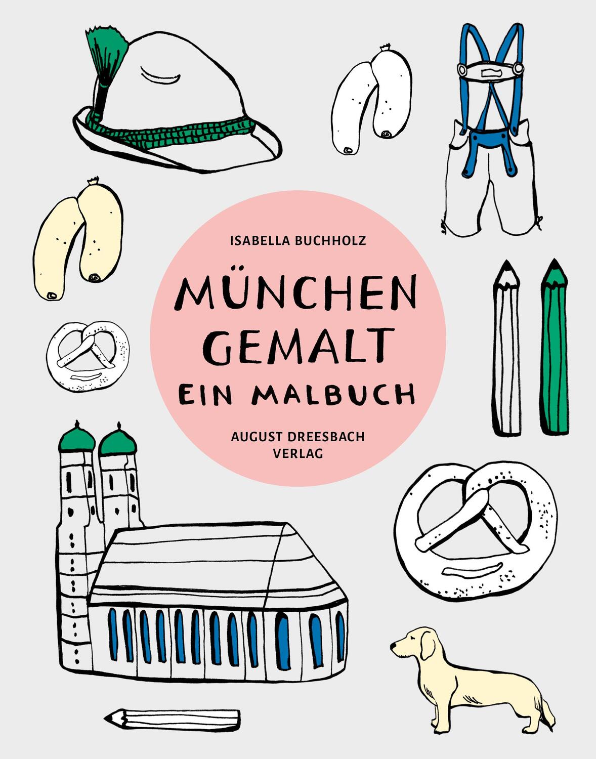 Cover: 9783944334868 | München gemalt | Ein Malbuch | Taschenbuch | Deutsch | 2017