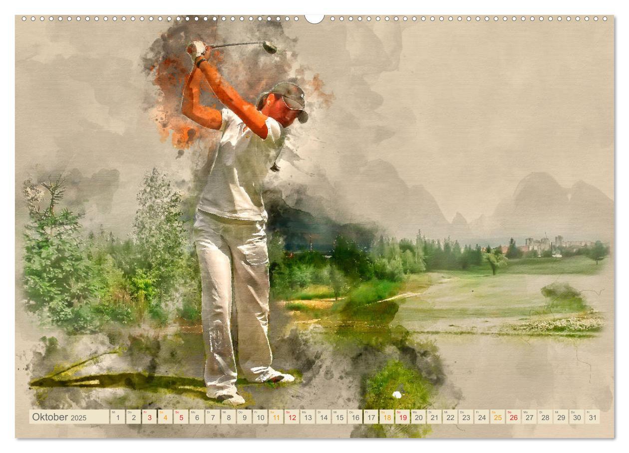 Bild: 9783435419944 | Ich liebe Golf (Wandkalender 2025 DIN A2 quer), CALVENDO...