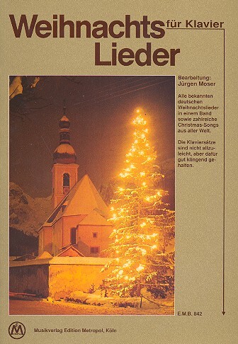 Cover: 9795016384206 | Weihnachtslieder | Edition Metropol Musikverlage | EAN 9795016384206