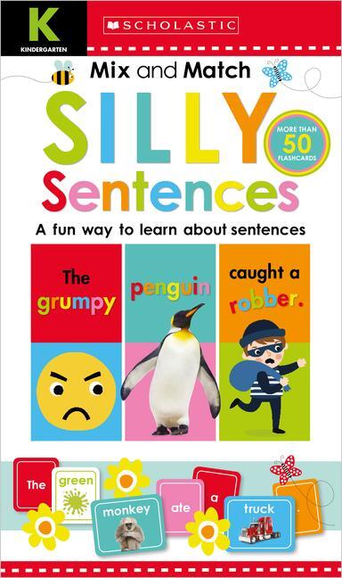 Cover: 9781338255928 | Mix &amp; Match Silly Sentences Kindergarten Workbook: Scholastic Early...
