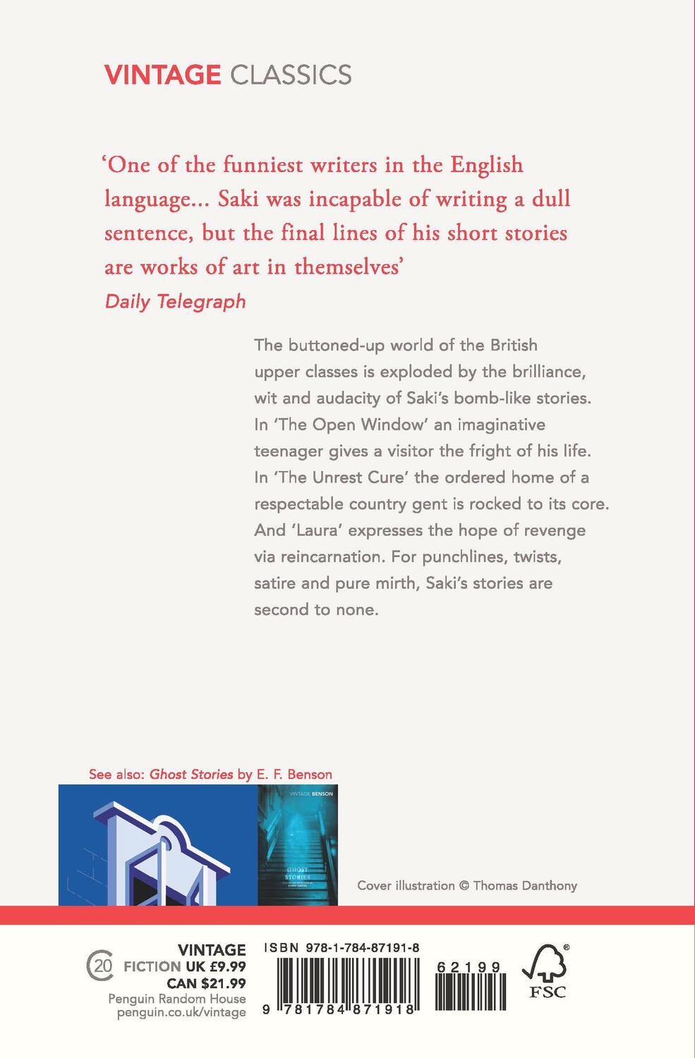 Rückseite: 9781784871918 | The Complete Short Stories of Saki | Saki | Taschenbuch | Englisch