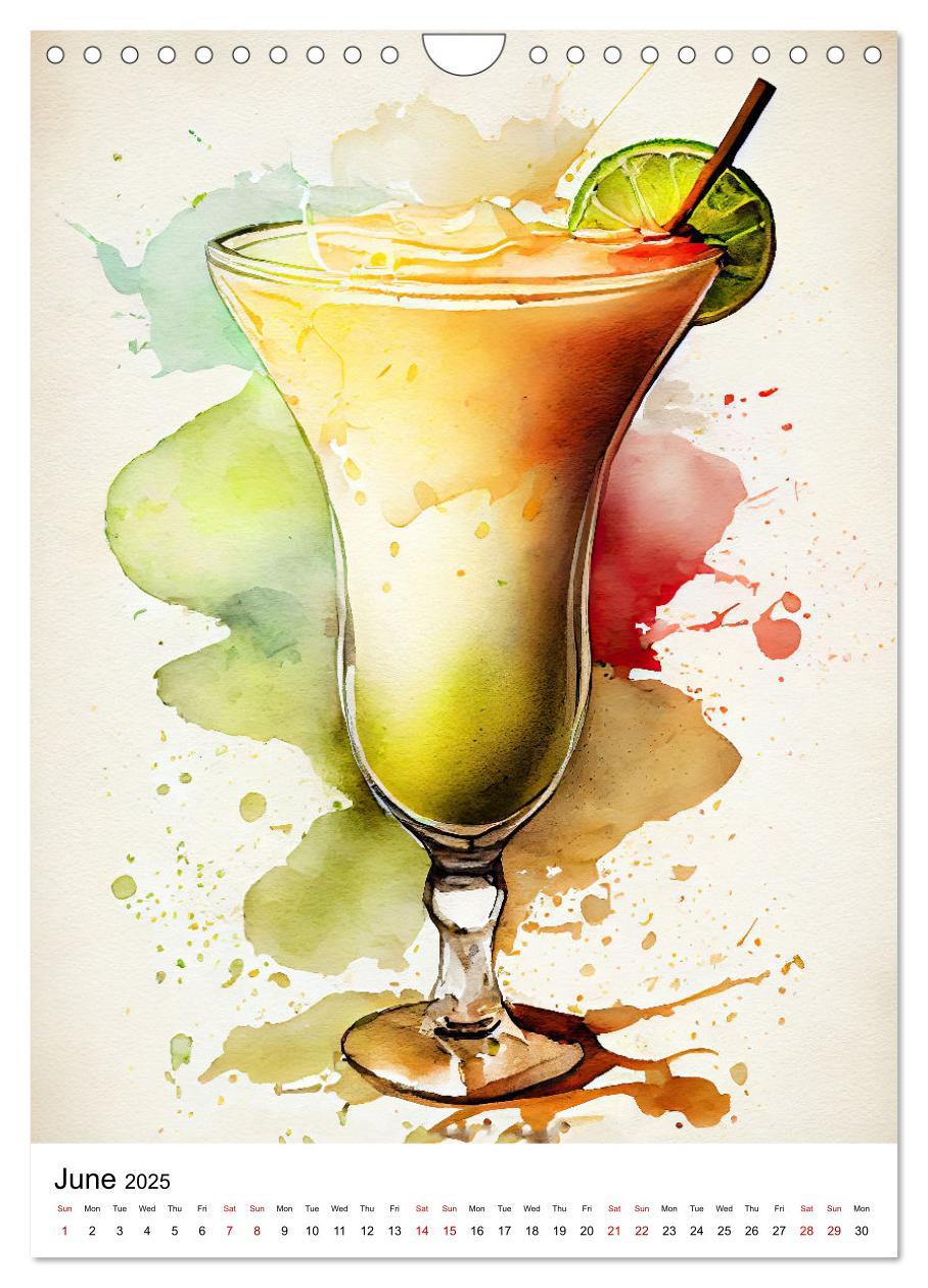 Bild: 9781325998920 | Artistic cocktails (Wall Calendar 2025 DIN A4 portrait), CALVENDO...