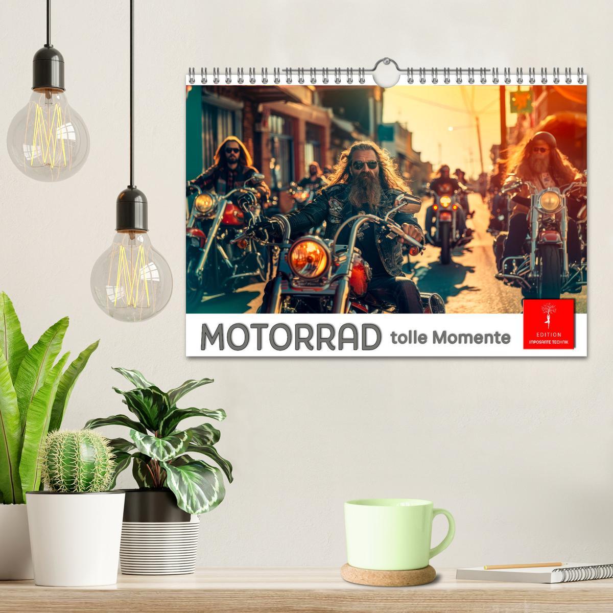 Bild: 9783383817052 | Motorrad tolle Momente (Wandkalender 2025 DIN A4 quer), CALVENDO...