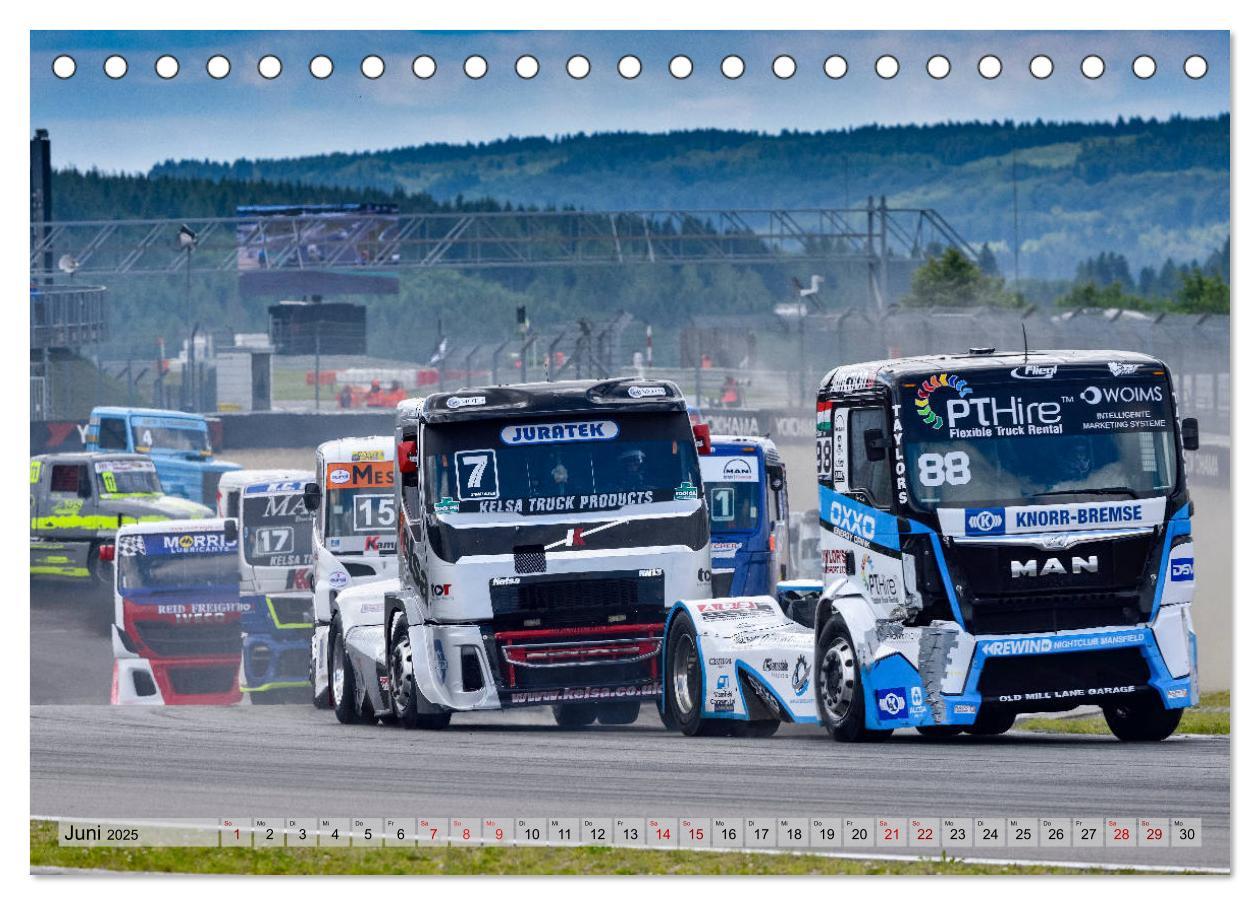 Bild: 9783457159156 | Best of TRUCK RACING (Tischkalender 2025 DIN A5 quer), CALVENDO...