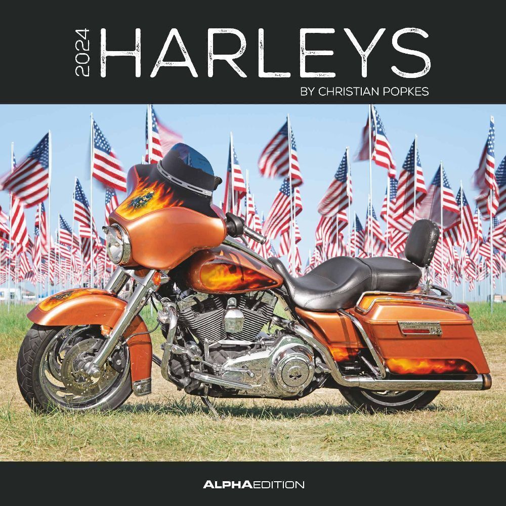 Cover: 4251732335519 | Harleys 2024 - Broschürenkalender 30x30 cm (30x60 geöffnet) -...