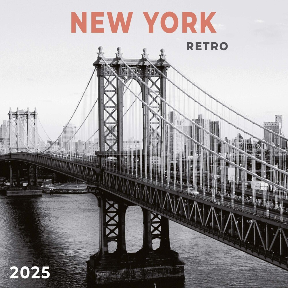 Cover: 9783959294898 | New York Retro 2025 | Kalender 2025 | Kalender | Drahtheftung | 28 S.