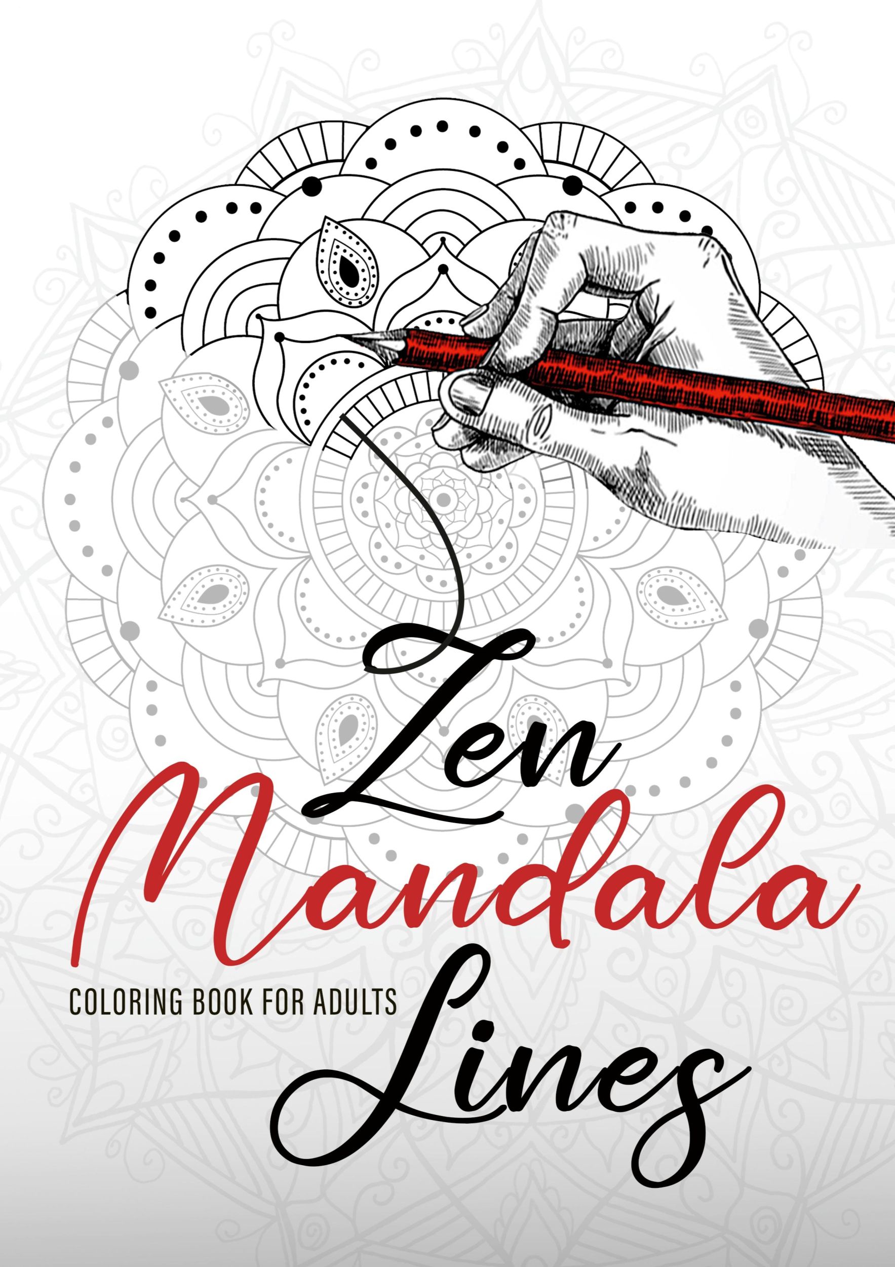 Cover: 9781965017111 | Zen Mandala Lines Coloring Book for Adults | Monsoon Publishing | Buch