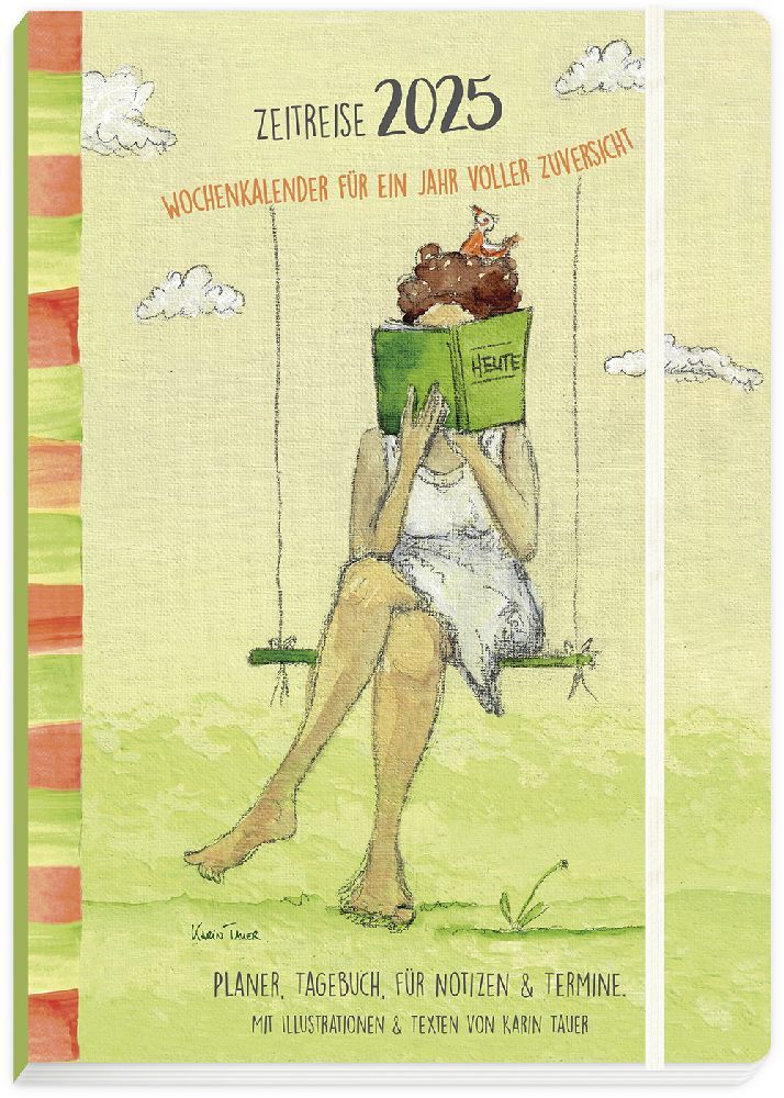 Cover: 9783949568831 | Taschenkalender 2025, Zeitreise | Karin Tauer | Kalender | Deutsch