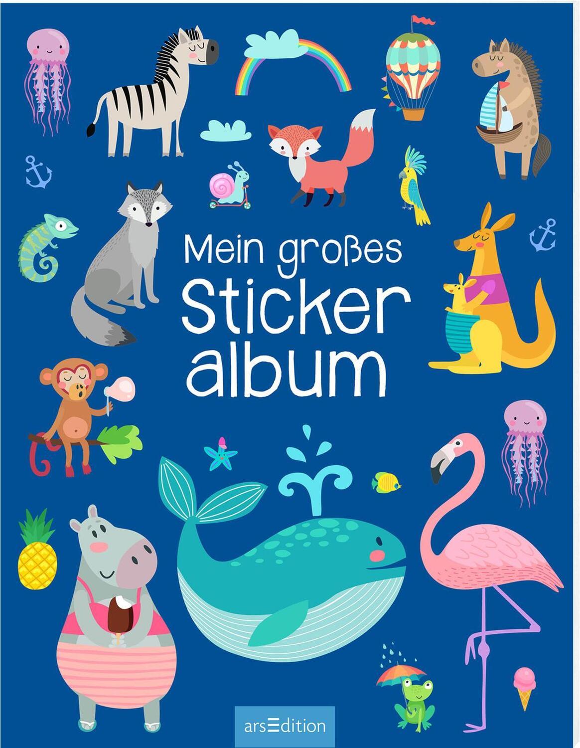 Cover: 4014489126805 | Mein großes Stickeralbum - Tiere | Stück | Softcover | Deutsch | 2021