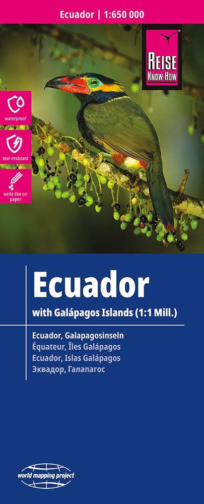 Cover: 9783831773510 | Reise Know-How Landkarte Ecuador, Galápagos (1:650.000 / 1.000.000)
