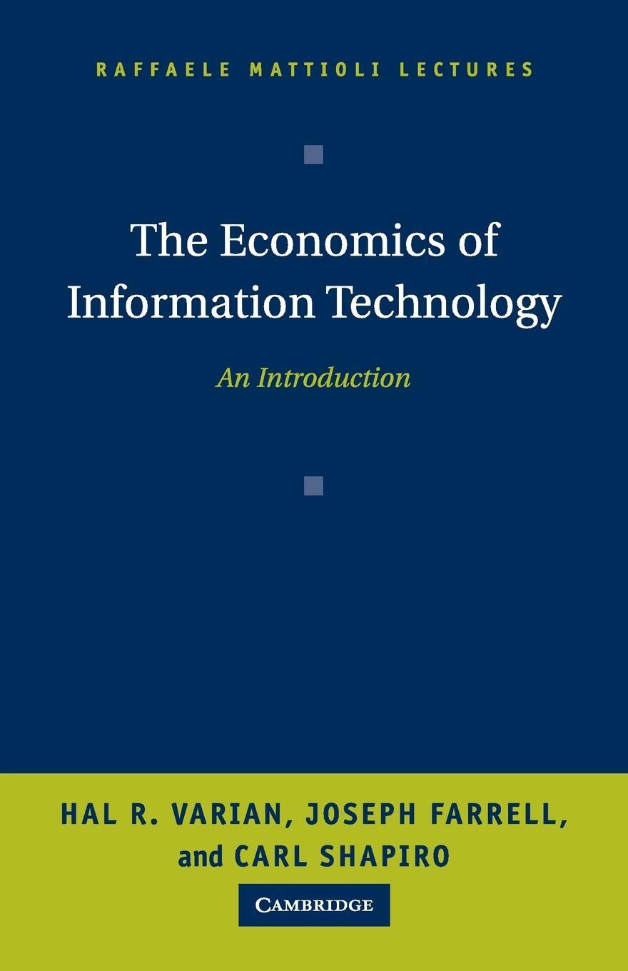 Cover: 9780521605212 | The Economics of Information Technology | Hal R. Varian | Taschenbuch