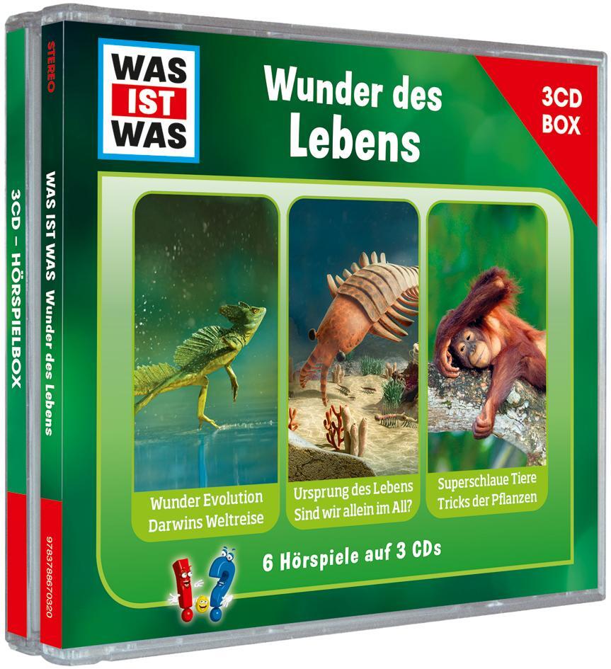 Cover: 9783788670320 | Was Ist Was 3-CD Hörspielbox Vol.10 - Leben | Was Ist Was | Audio-CD