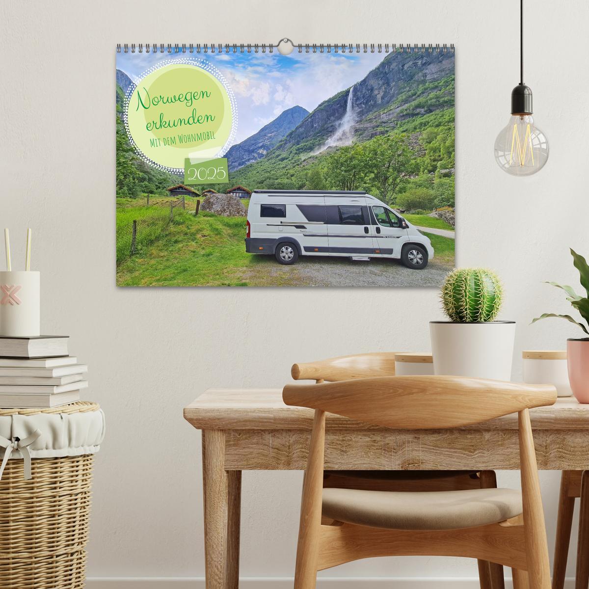 Bild: 9783383955402 | Norwegen erkunden mit dem Wohnmobil (Wandkalender 2025 DIN A3...