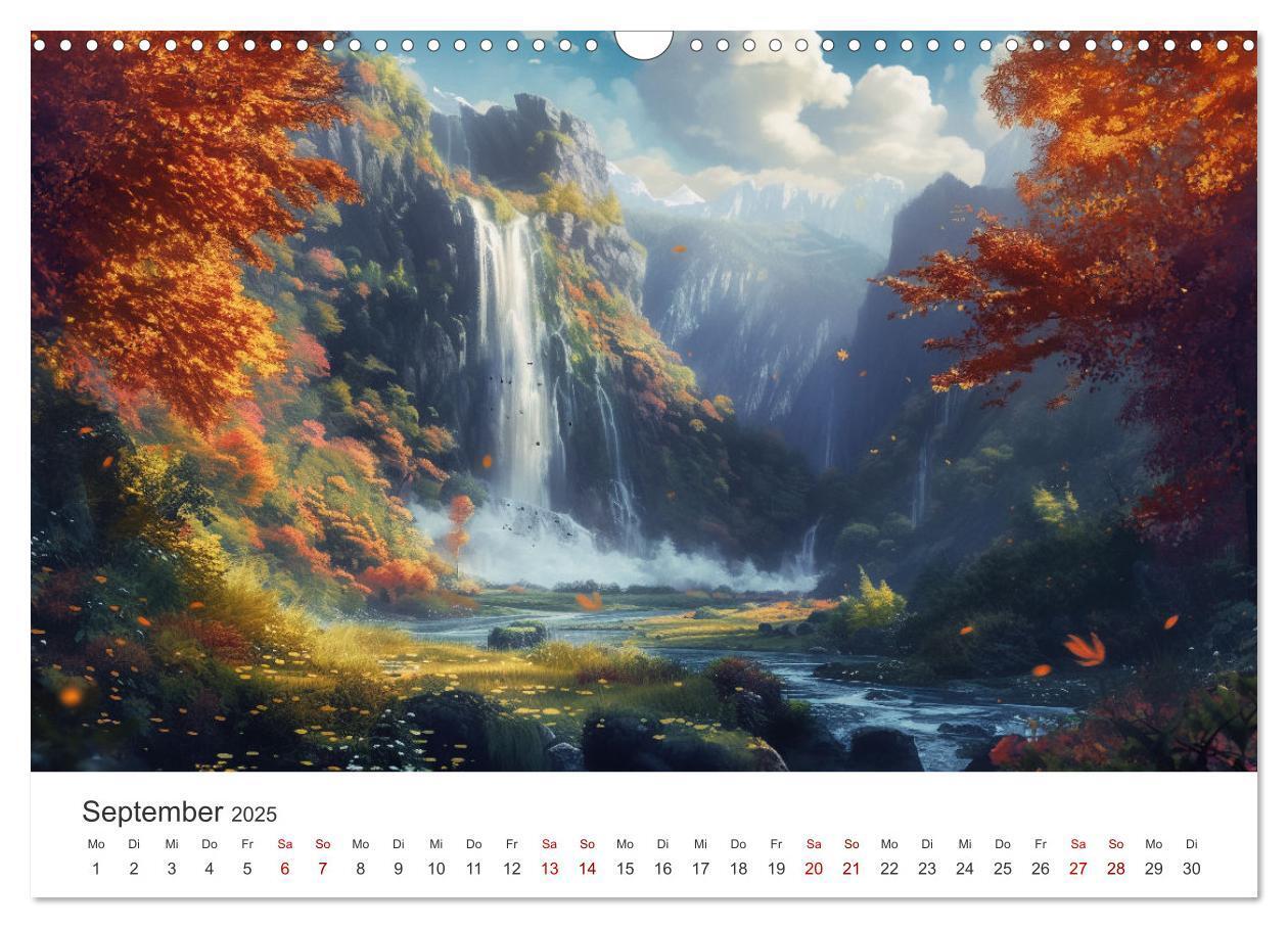 Bild: 9783383786129 | Anime - Welten: Eine Reise durch verträumte Welten (Wandkalender...