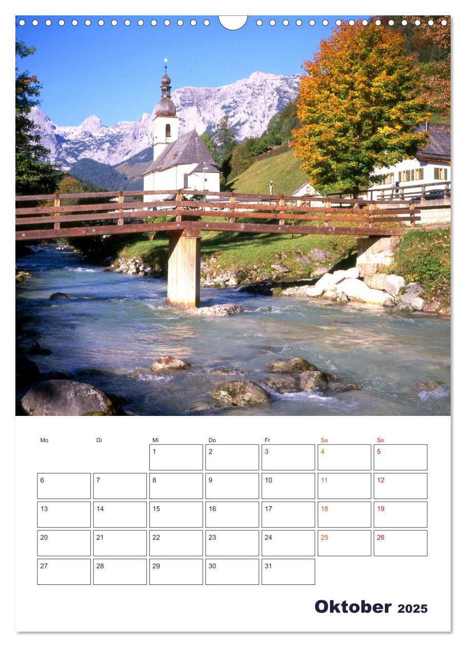 Bild: 9783435976942 | Schönes Land Bayern (Wandkalender 2025 DIN A3 hoch), CALVENDO...